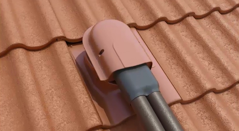 Ввод кабеля через крышу